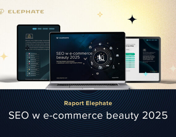 SEO w e-commerce beauty 2025 raport Elephate