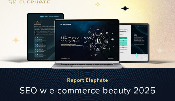 SEO w e-commerce beauty 2025 raport Elephate